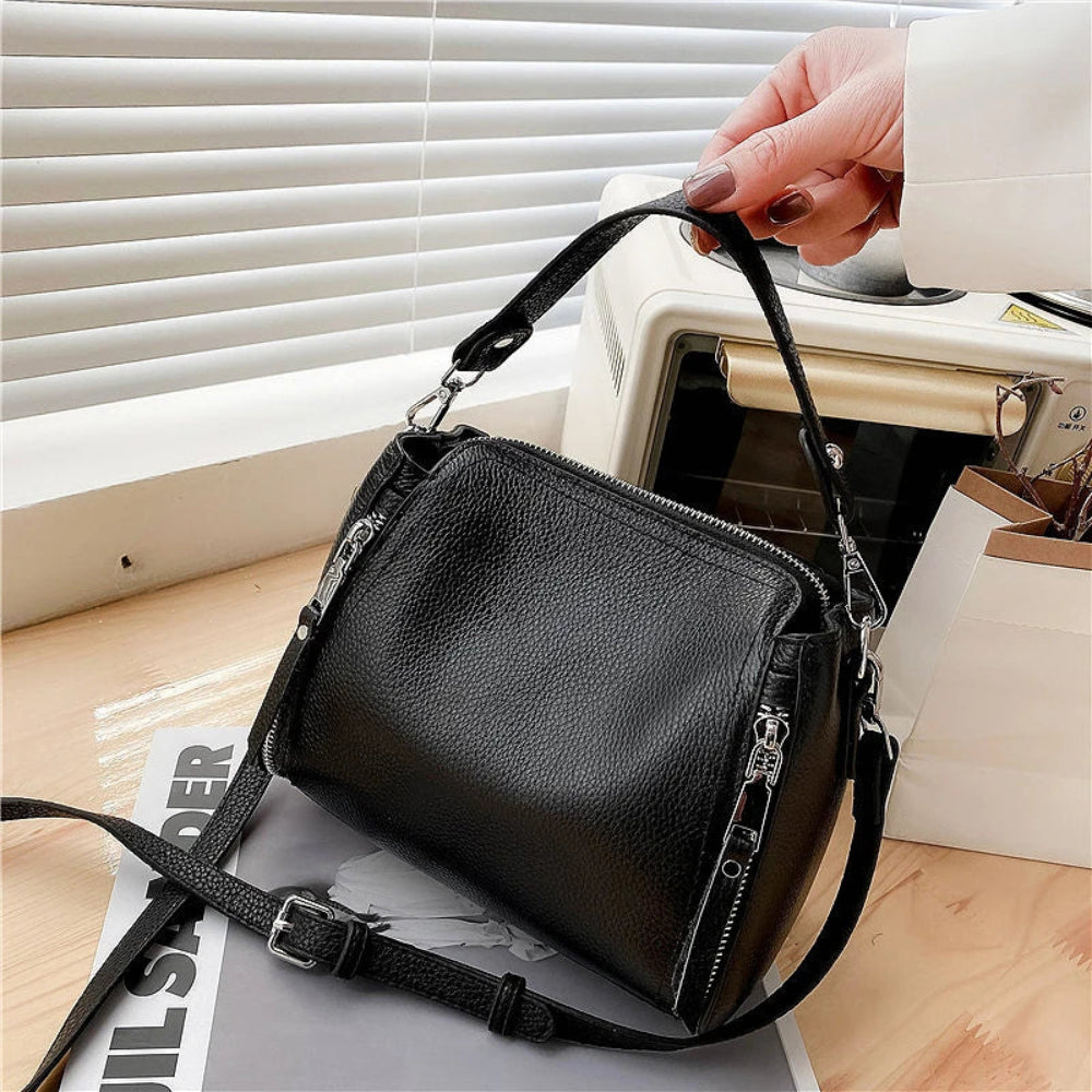 Sacos De Mensageiro De Couro Genuíno Para Mulheres, Bolsas De Alta Capacidade Saco Crossbody De Couro De Luxo, Bolsa De Ombro Feminina, Designer, Viagem
