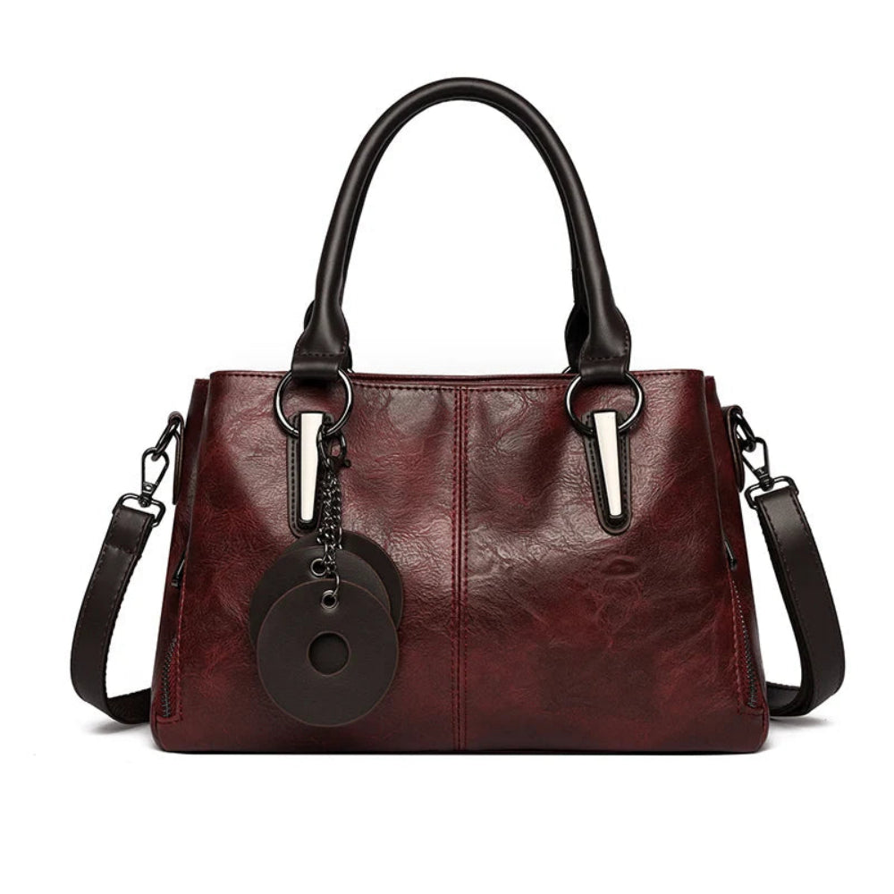 Bolsa de Couro Luxuosa Feminina - Alta Capacidade