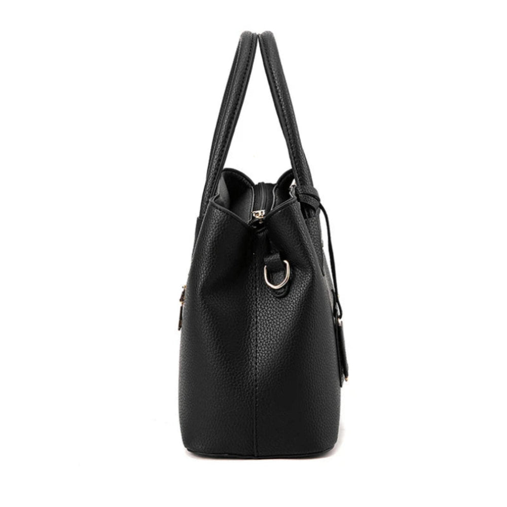 Elegante Bolsa de Couro Plutônio Feminina