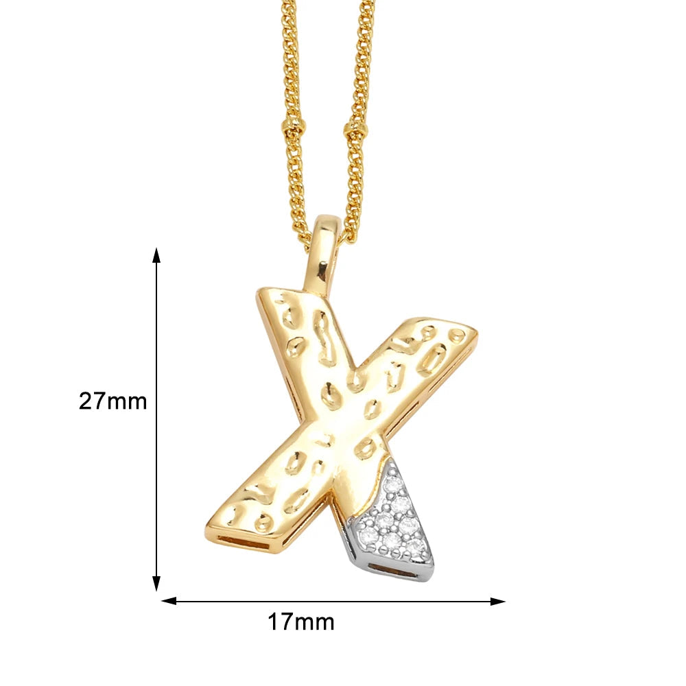 Colar Inicial Personalizado com Cristais FLOLA