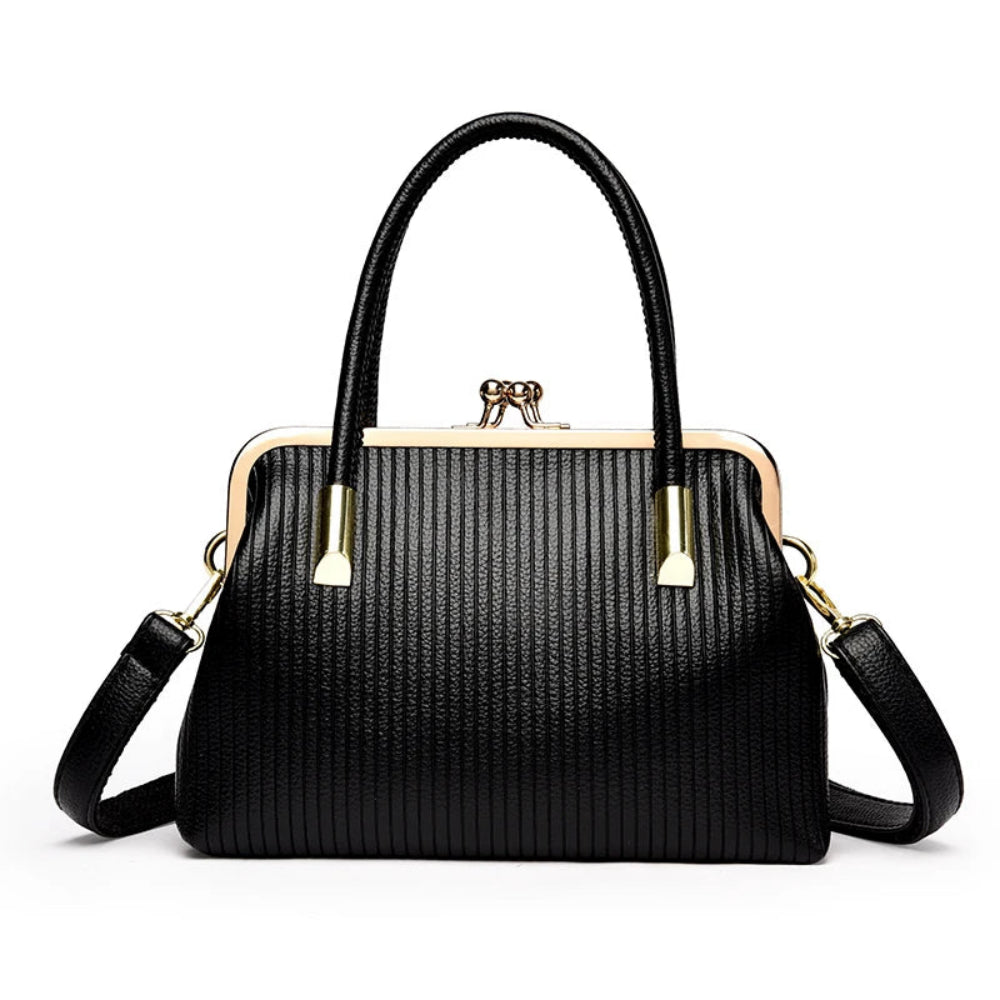 Bolsa Feminina Luxo Couro Transversal e Ombro