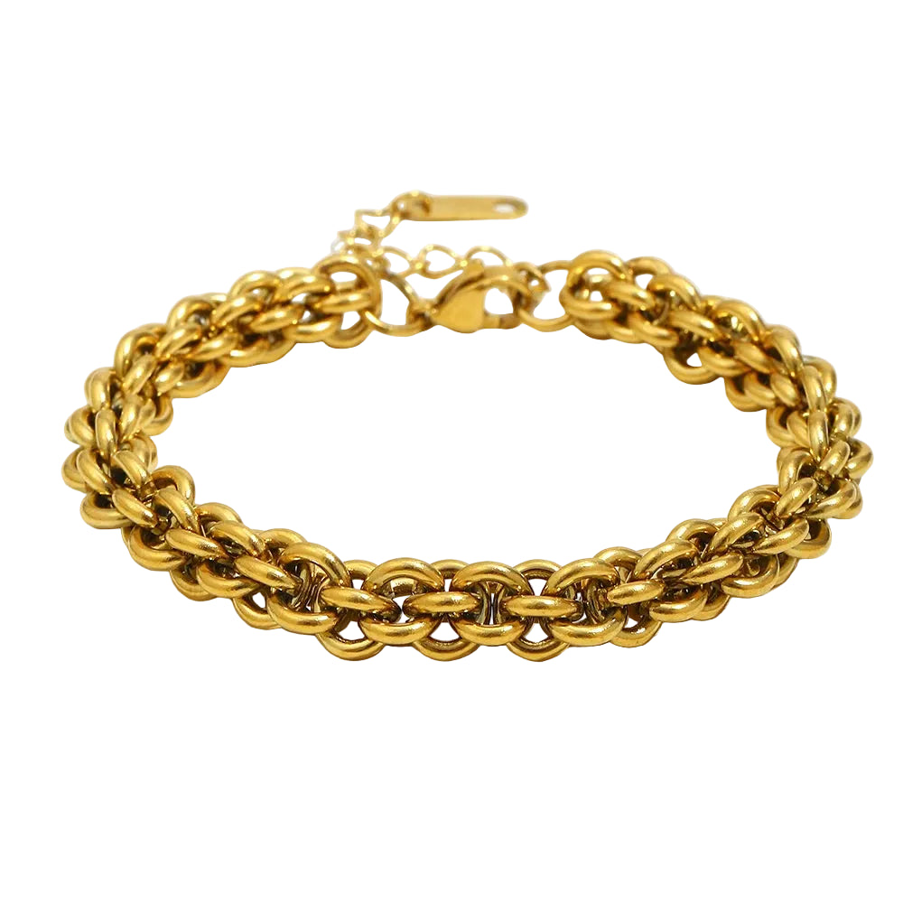 Ebbelle Pulseira de corrente de lanterna criativa de alta qualidade em aço inoxidável à prova d'água joias de mão da moda feminina