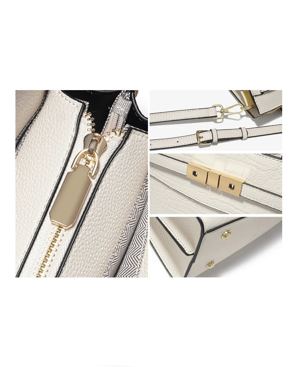 Bolsa de Couro Genuíno Zency - Elegância e Sofisticação