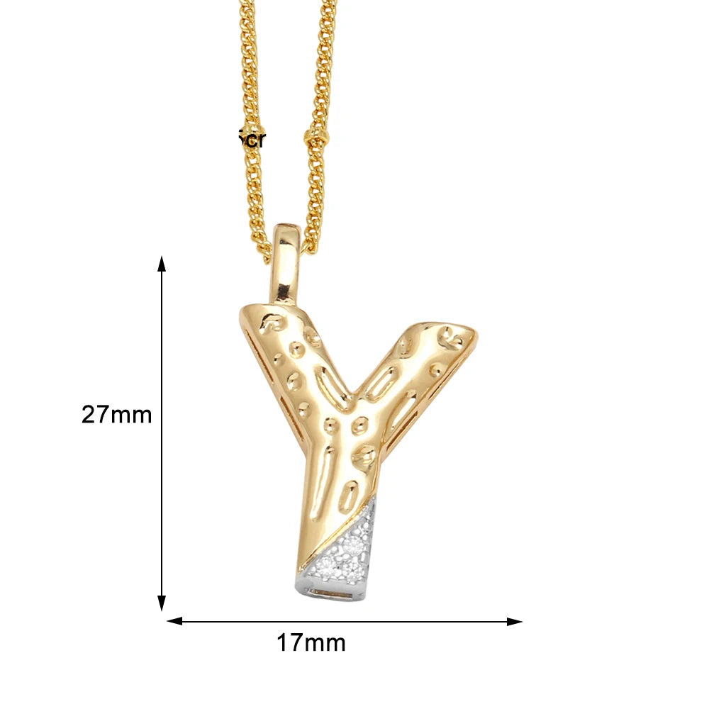 Colar Inicial Personalizado com Cristais FLOLA