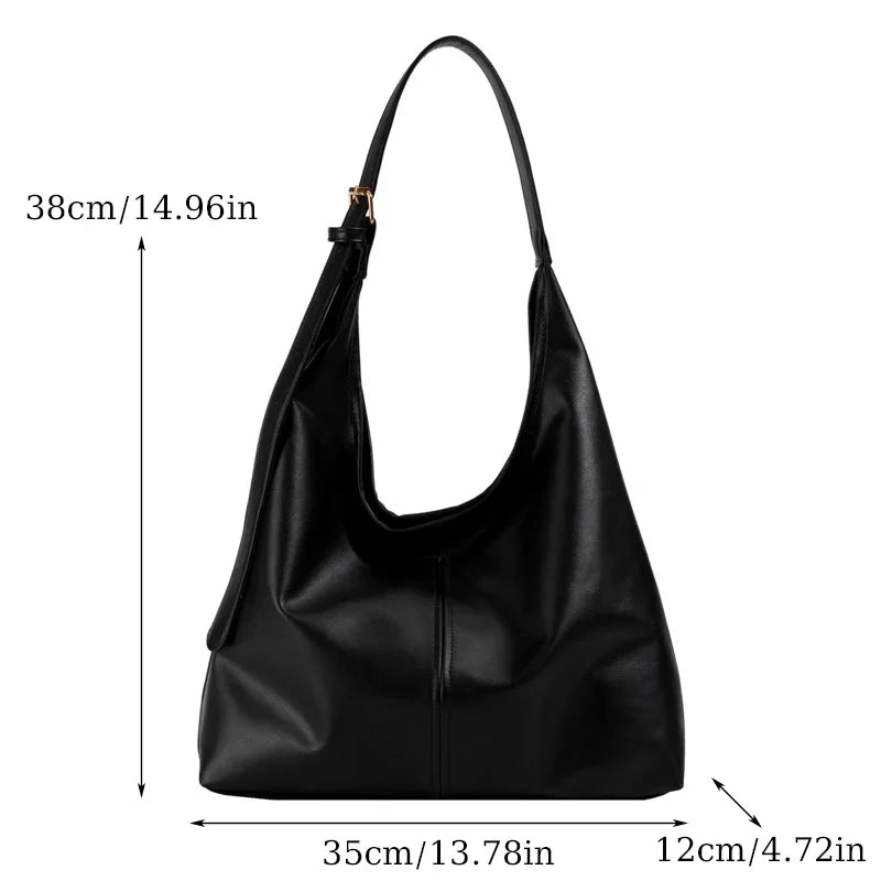Nova sacola de mão conhecimento de embarque bolsa de ombro feminina retro simples grande bolsa tote