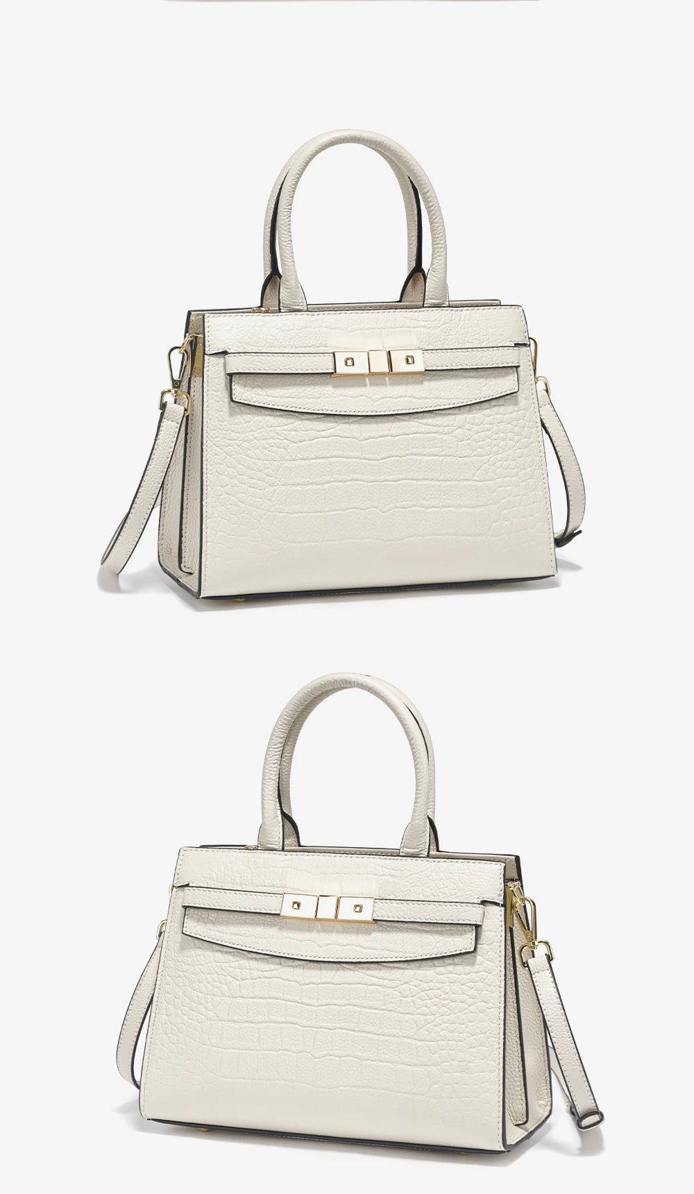 Bolsa de Couro Genuíno Zency - Elegância e Sofisticação