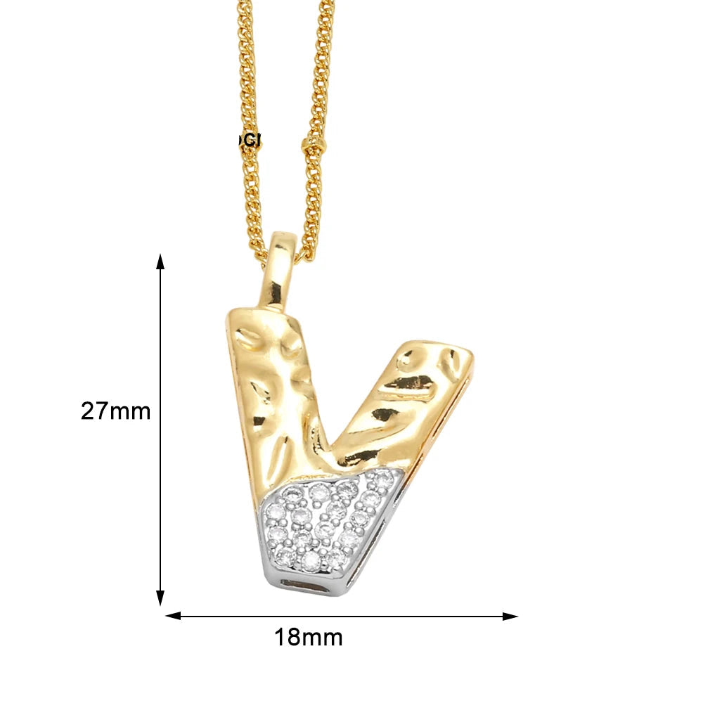 Colar Inicial Personalizado com Cristais FLOLA