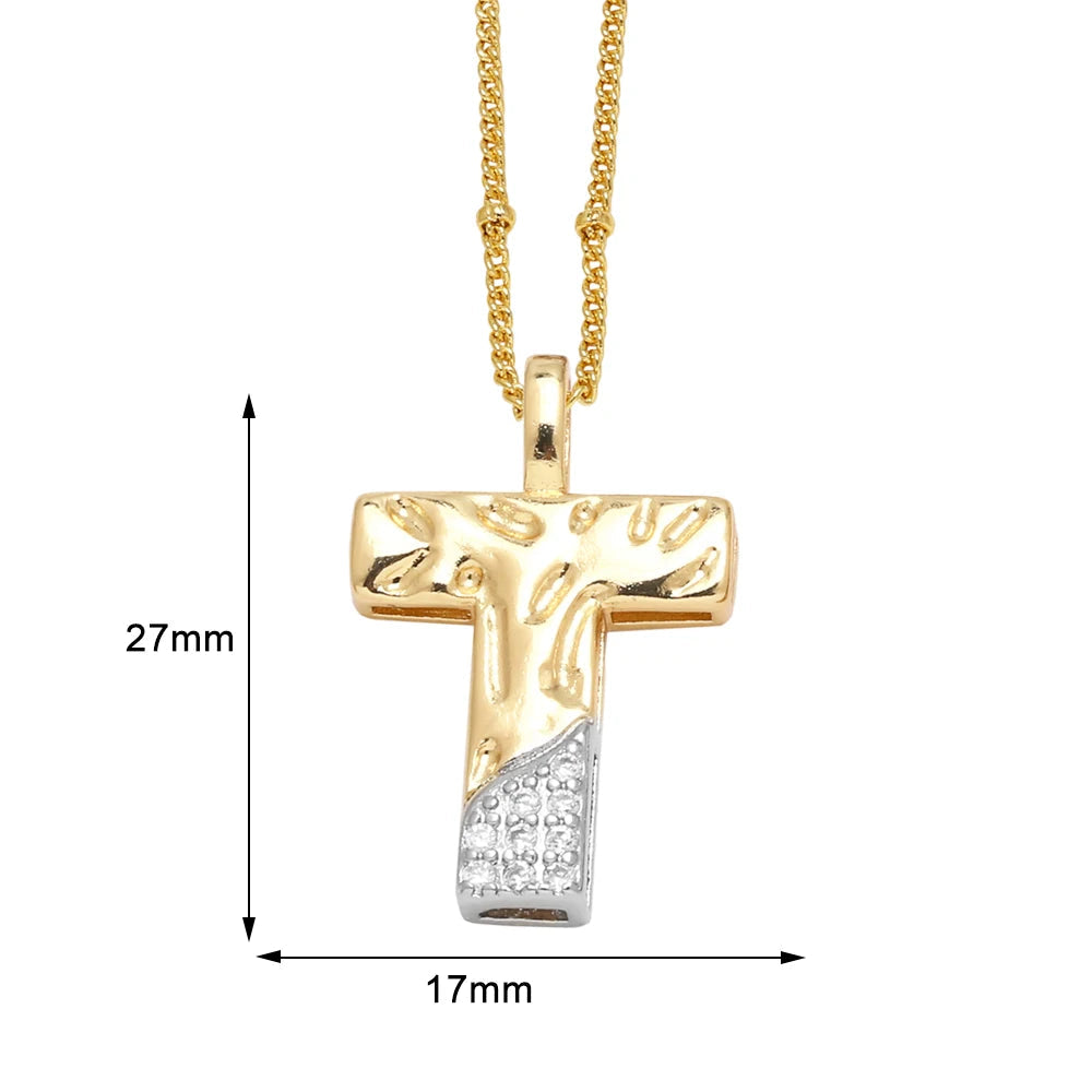 Colar Inicial Personalizado com Cristais FLOLA