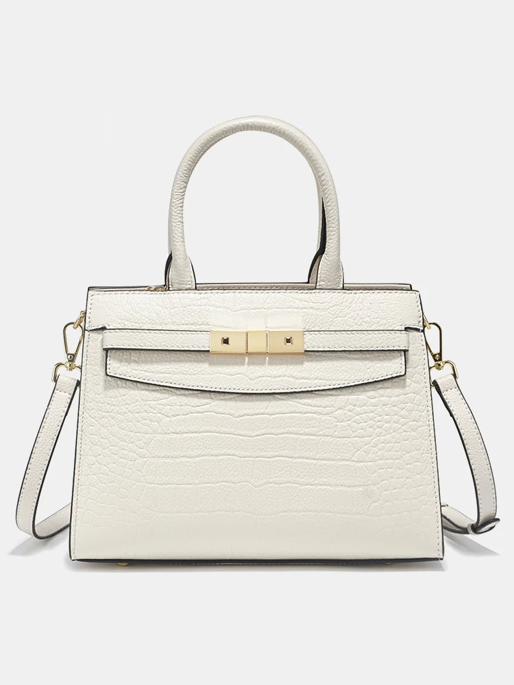 Bolsa de Couro Genuíno Zency - Elegância e Sofisticação