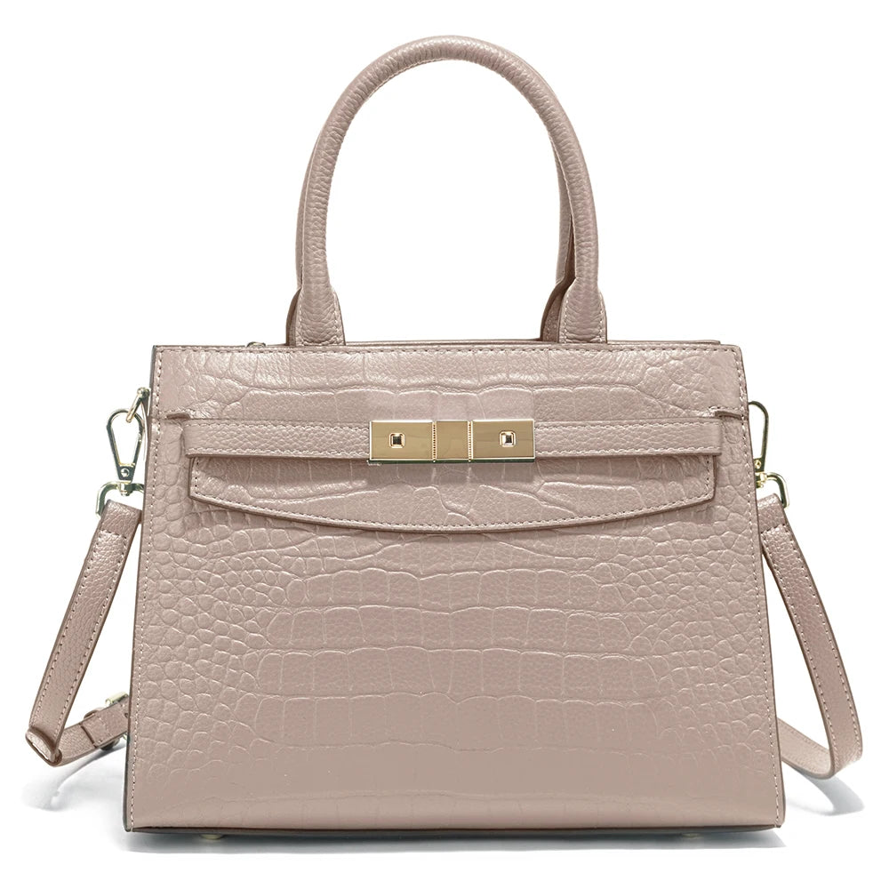 Bolsa de Couro Genuíno Zency - Elegância e Sofisticação