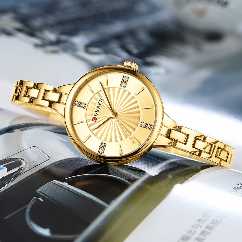 Relógio de Pulso Feminino Quartzo Curren