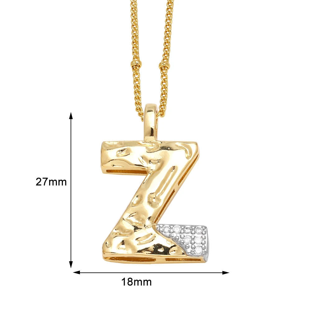 Colar Inicial Personalizado com Cristais FLOLA