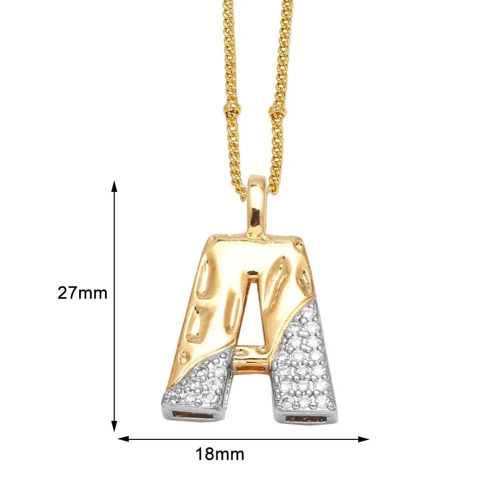 Colar Inicial Personalizado com Cristais FLOLA