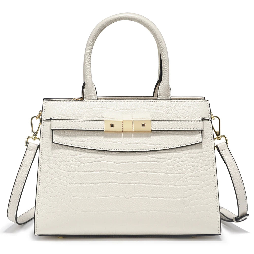Bolsa de Couro Genuíno Zency - Elegância e Sofisticação