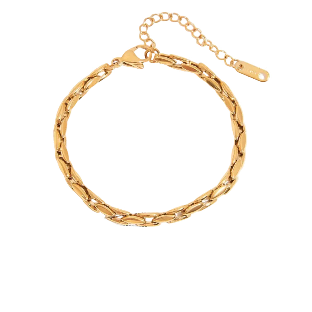 Pulseira Minimalista 18K Banhada a Ouro Uworld