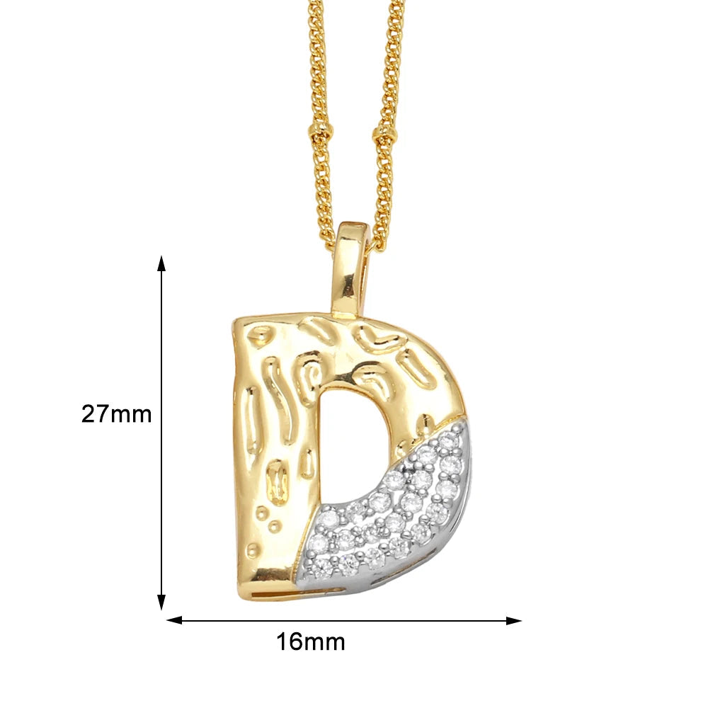 Colar Inicial Personalizado com Cristais FLOLA