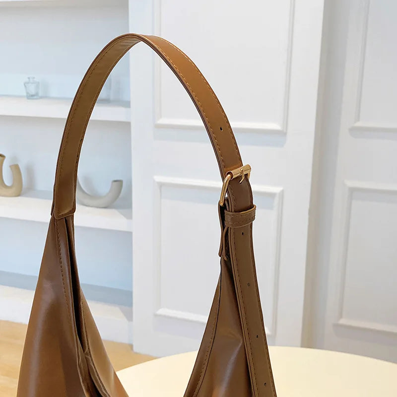 Nova sacola de mão conhecimento de embarque bolsa de ombro feminina retro simples grande bolsa tote