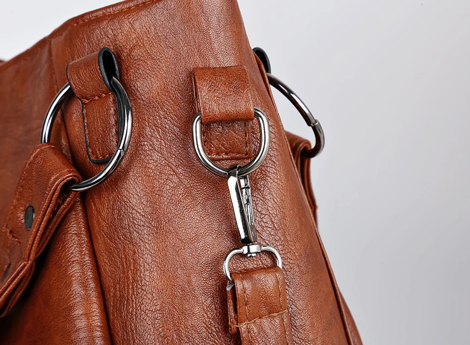 Bolsa de couro macia simples para mulheres, sacola famosa, grande capacidade, bolsas de ombro, designer de luxo, elegante, alta qualidade