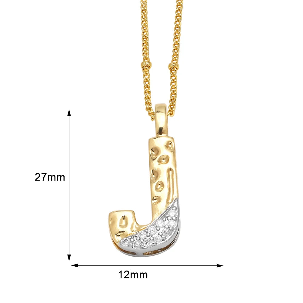 Colar Inicial Personalizado com Cristais FLOLA