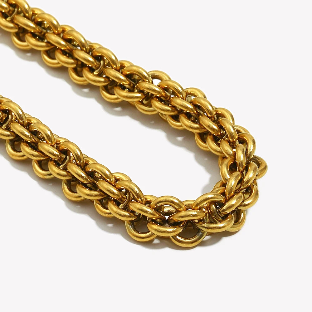 Ebbelle Pulseira de corrente de lanterna criativa de alta qualidade em aço inoxidável à prova d'água joias de mão da moda feminina