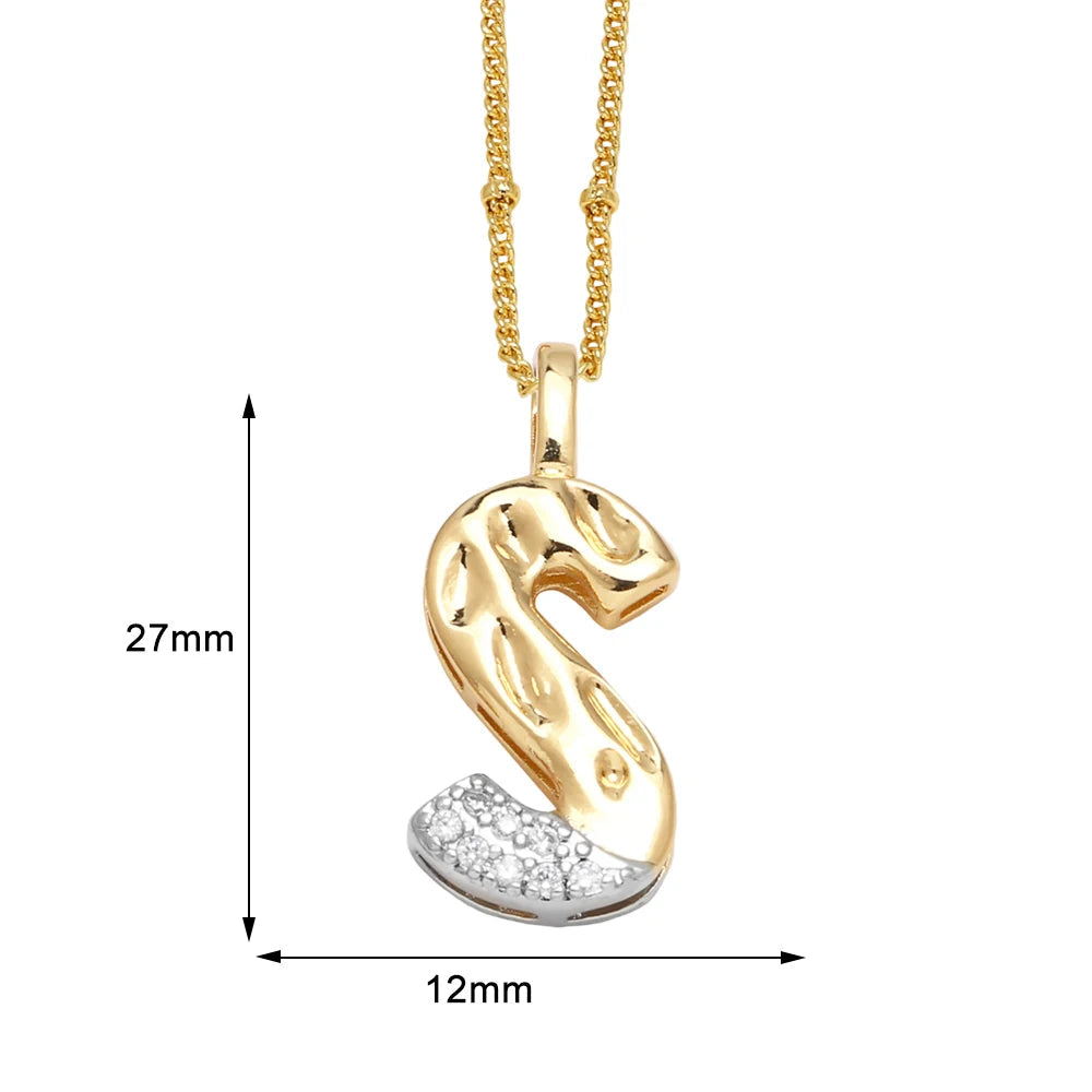 Colar Inicial Personalizado com Cristais FLOLA