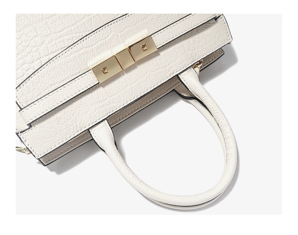 Bolsa de Couro Genuíno Zency - Elegância e Sofisticação