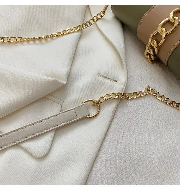 Moda corrente senhora estilingue saco com painéis cor couro do plutônio crossbody saco para as mulheres 2025 nova alça larga ombro saco do mensageiro senhoras