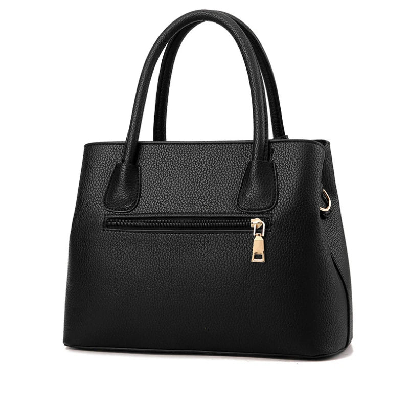Elegante Bolsa de Couro Plutônio Feminina