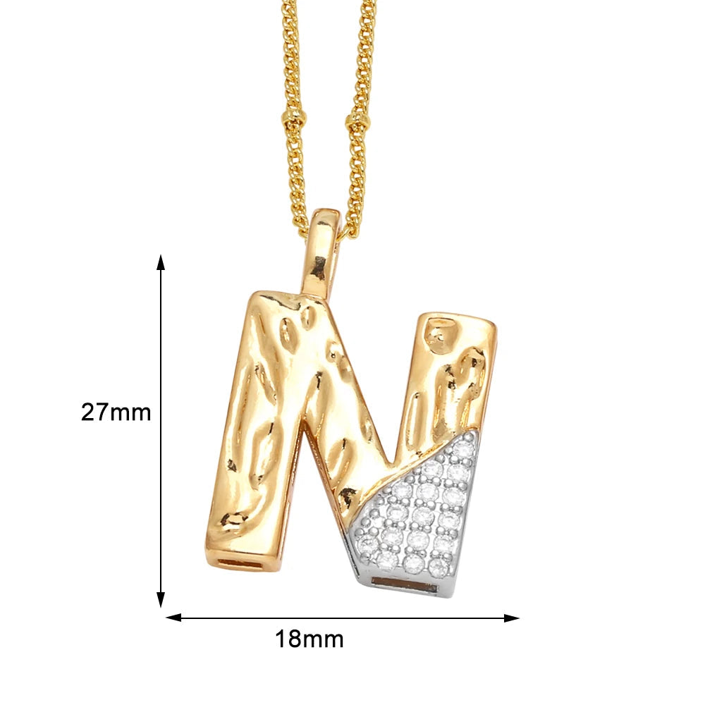 Colar Inicial Personalizado com Cristais FLOLA