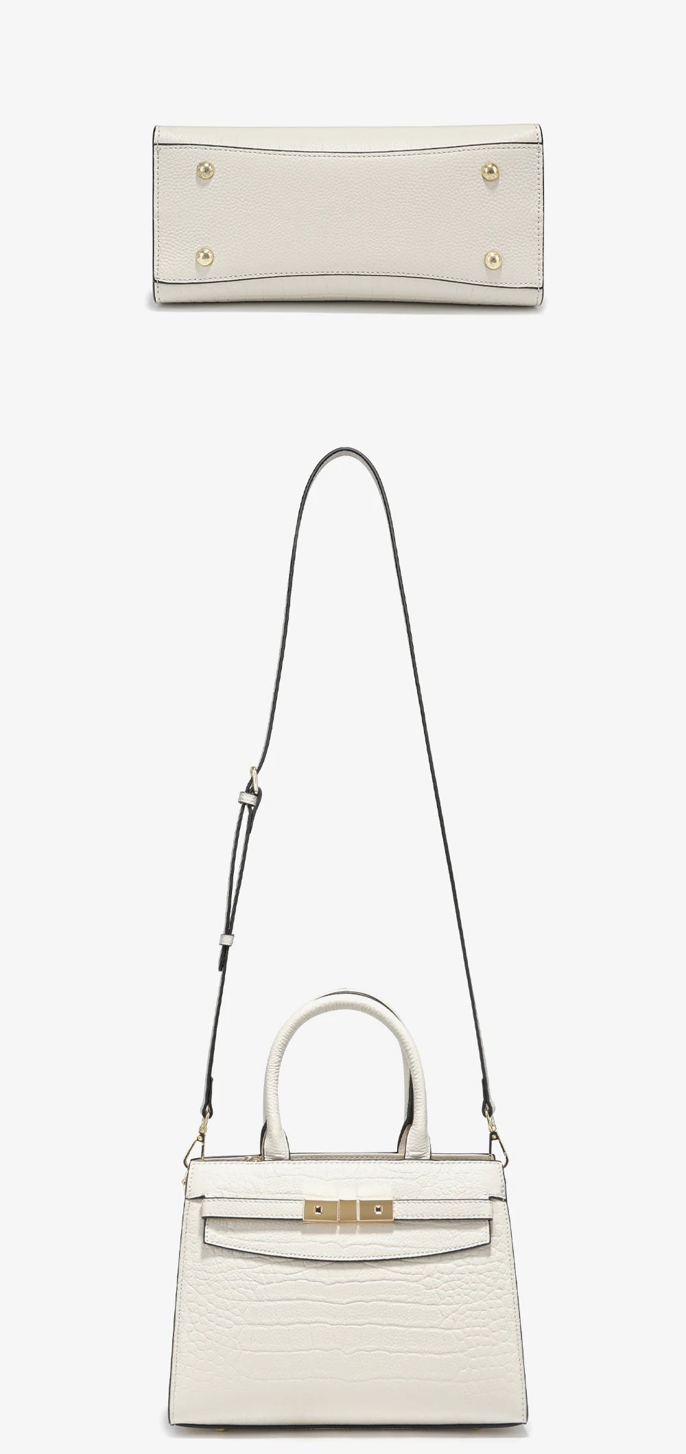 Bolsa de Couro Genuíno Zency - Elegância e Sofisticação