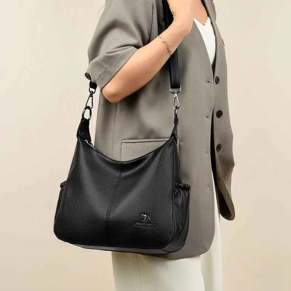Bolsa de Couro Macio para Mulheres - Design Elegante