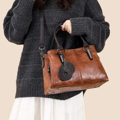 Bolsa de Couro Luxuosa Feminina - Alta Capacidade