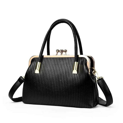 Bolsa Feminina Luxo Couro Transversal e Ombro