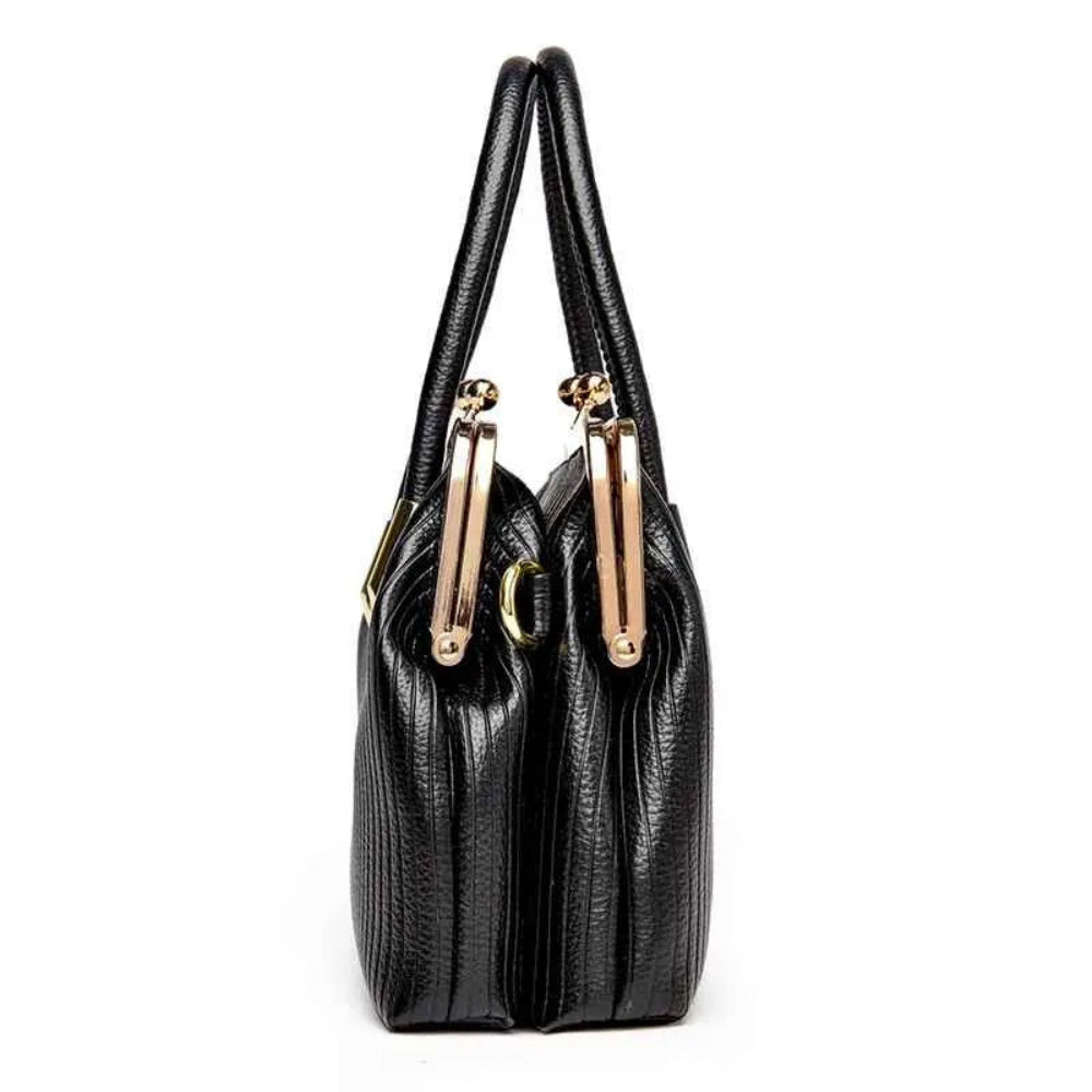 Bolsa Feminina Luxo Couro Transversal e Ombro