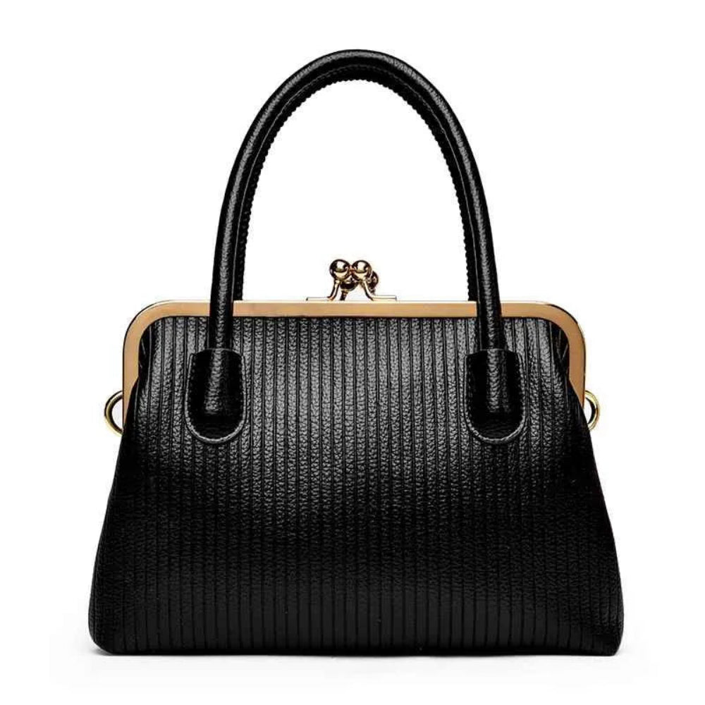 Bolsa Feminina Luxo Couro Transversal e Ombro