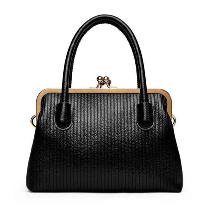 Bolsa Feminina Luxo Couro Transversal e Ombro