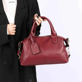 Bolsa de Ombro em Couro Macio - Elegância Casual