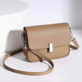 Bolsa Crossbody Luxo em Couro Genuíno para Mulheres