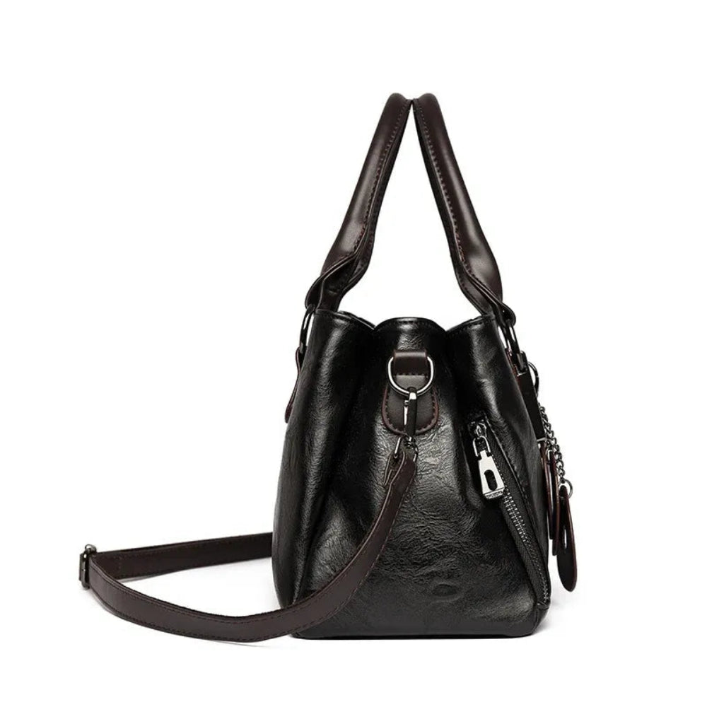 Bolsa de Couro Luxuosa Feminina - Alta Capacidade