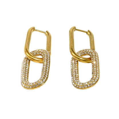 Brincos Luxuoso Banhado a Ouro