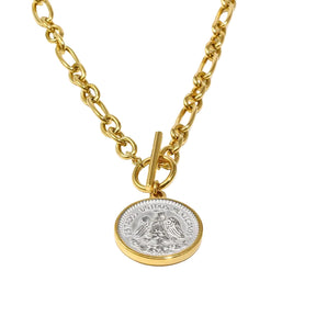 Colar Anjo PVD Ouro Inoxidável E.B.belle