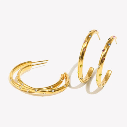 Brincos Verão Banhado a Ouro