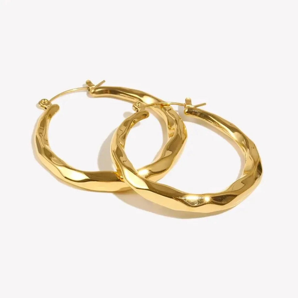 Brincos de Argola em Aço Inoxidável