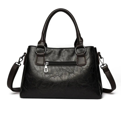 Bolsa de Couro Luxuosa Feminina - Alta Capacidade