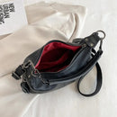 Bolsa de Luxo em Couro Legítimo com Borla para Mulheres