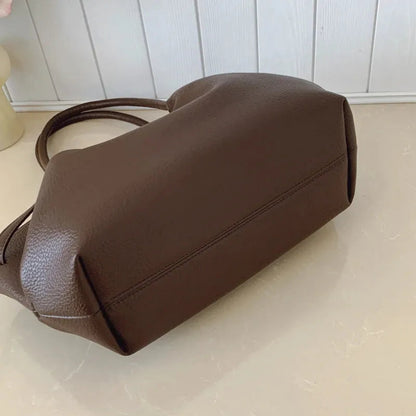 Bolsa Tote de Couro PU com Grande Capacidade