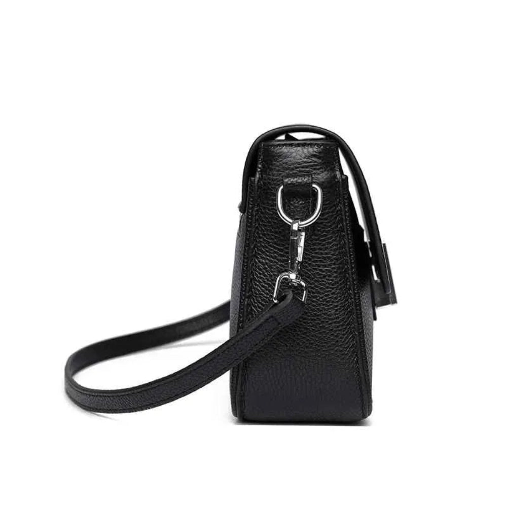 Bolsa Crossbody Luxo em Couro Genuíno para Mulheres