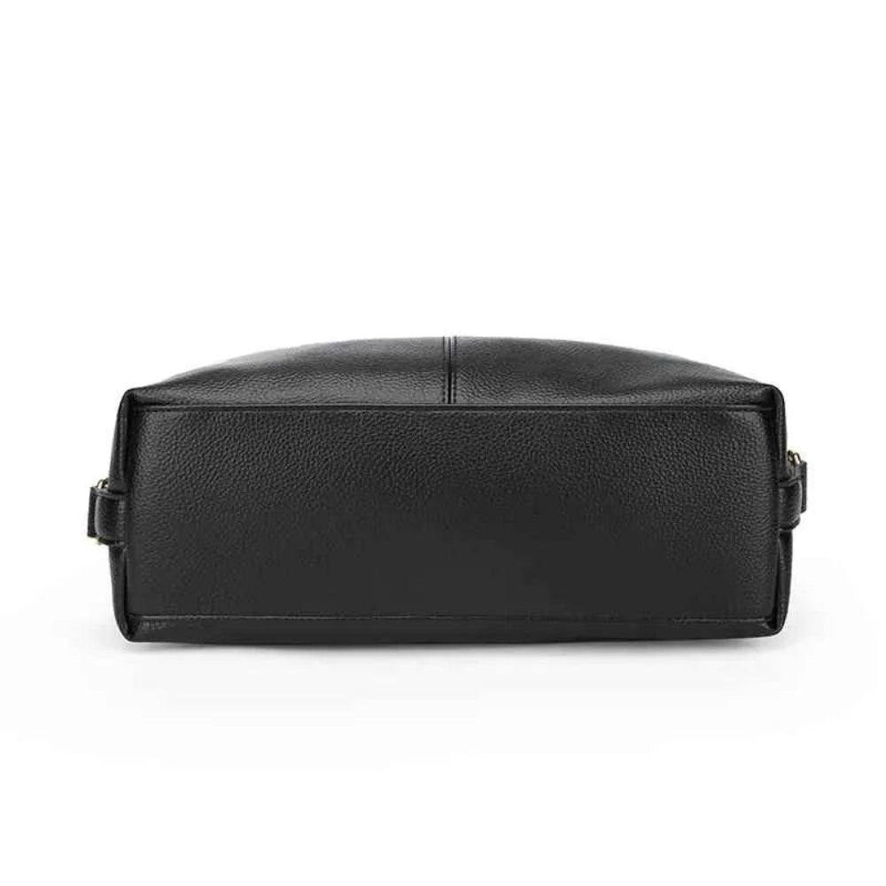 Bolsa de Ombro em Couro Macio - Elegância Casual