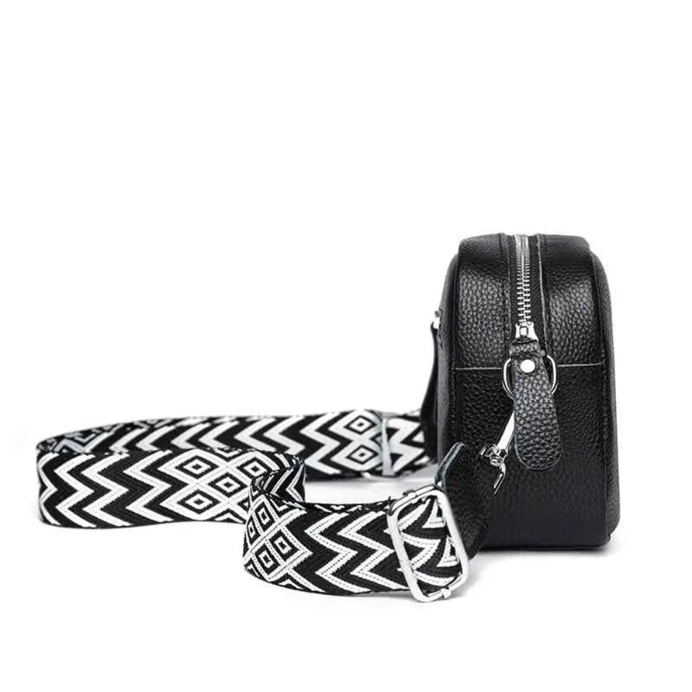 Elegante Bolsa Crossbody de Couro Legítimo para Mulheres