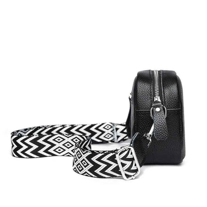Elegante Bolsa Crossbody de Couro Legítimo para Mulheres